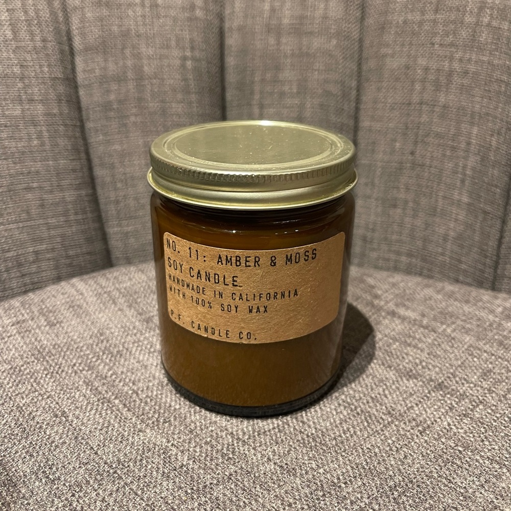 ✨SOLD✨Brand New P.F. Candle Co. - Amber & Moss